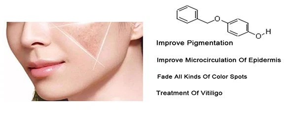 The function of monobenzone powder